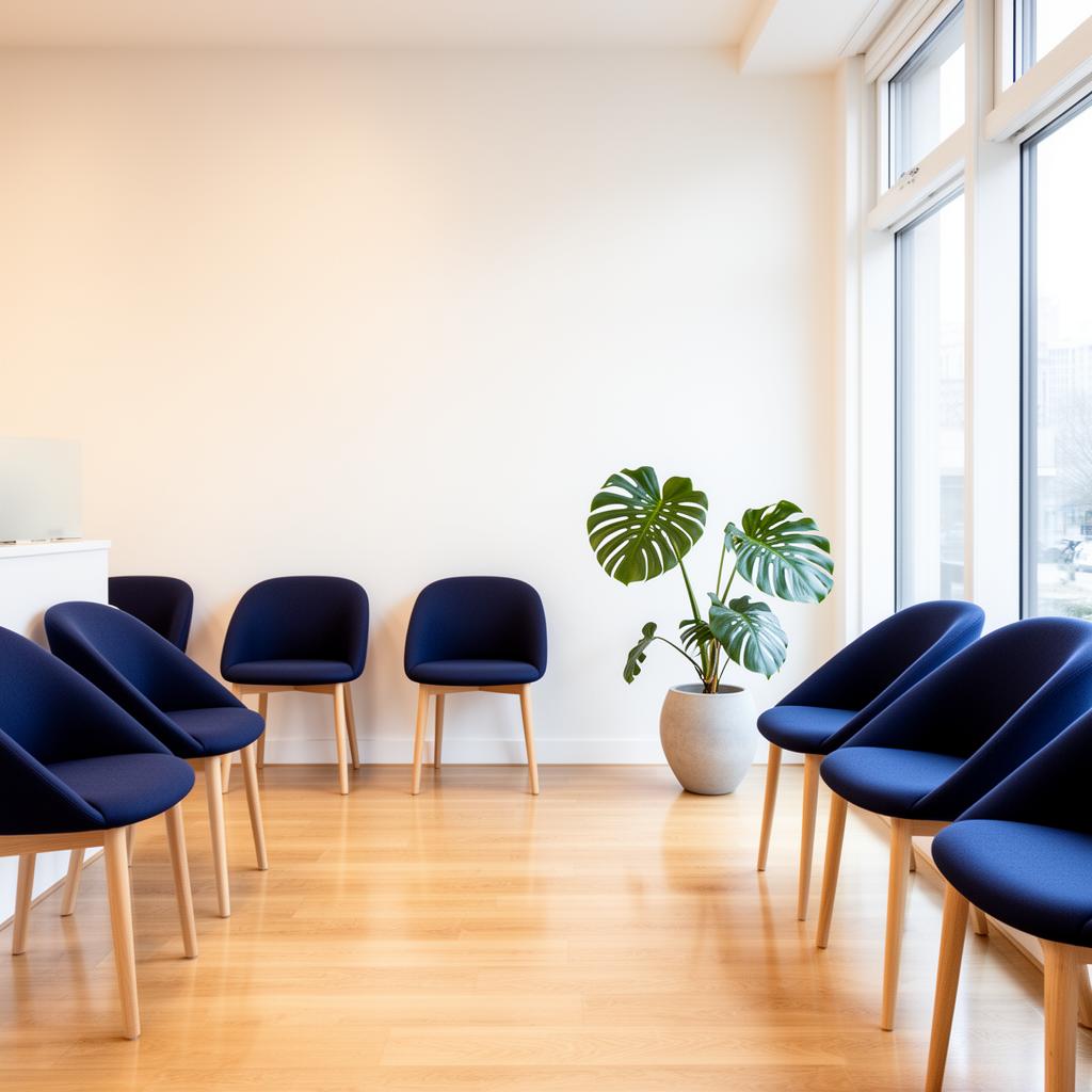 Dental office waiting area in North New Jersey